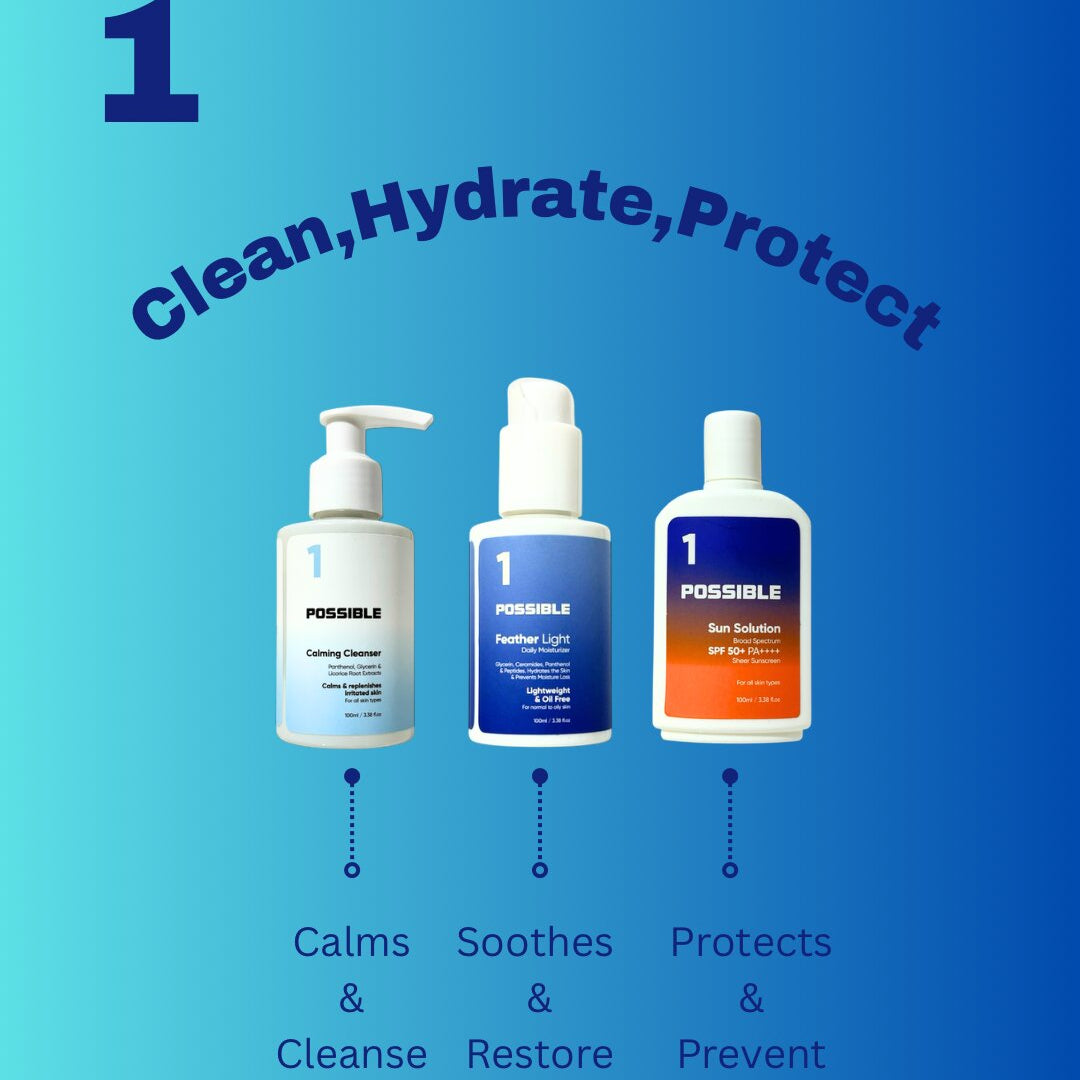 Clean, Hydrate, Protect 1